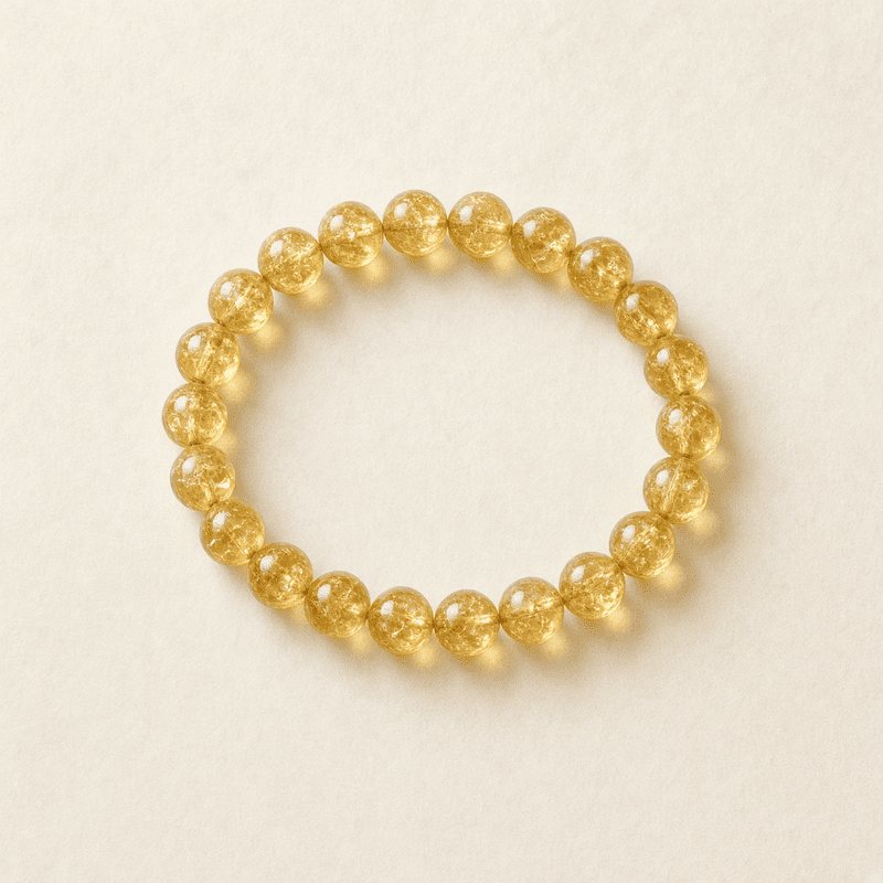 Illustration d'un bracelet en citrine