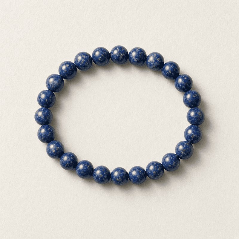 Illustration d'un bracelet en lapis-lazuli